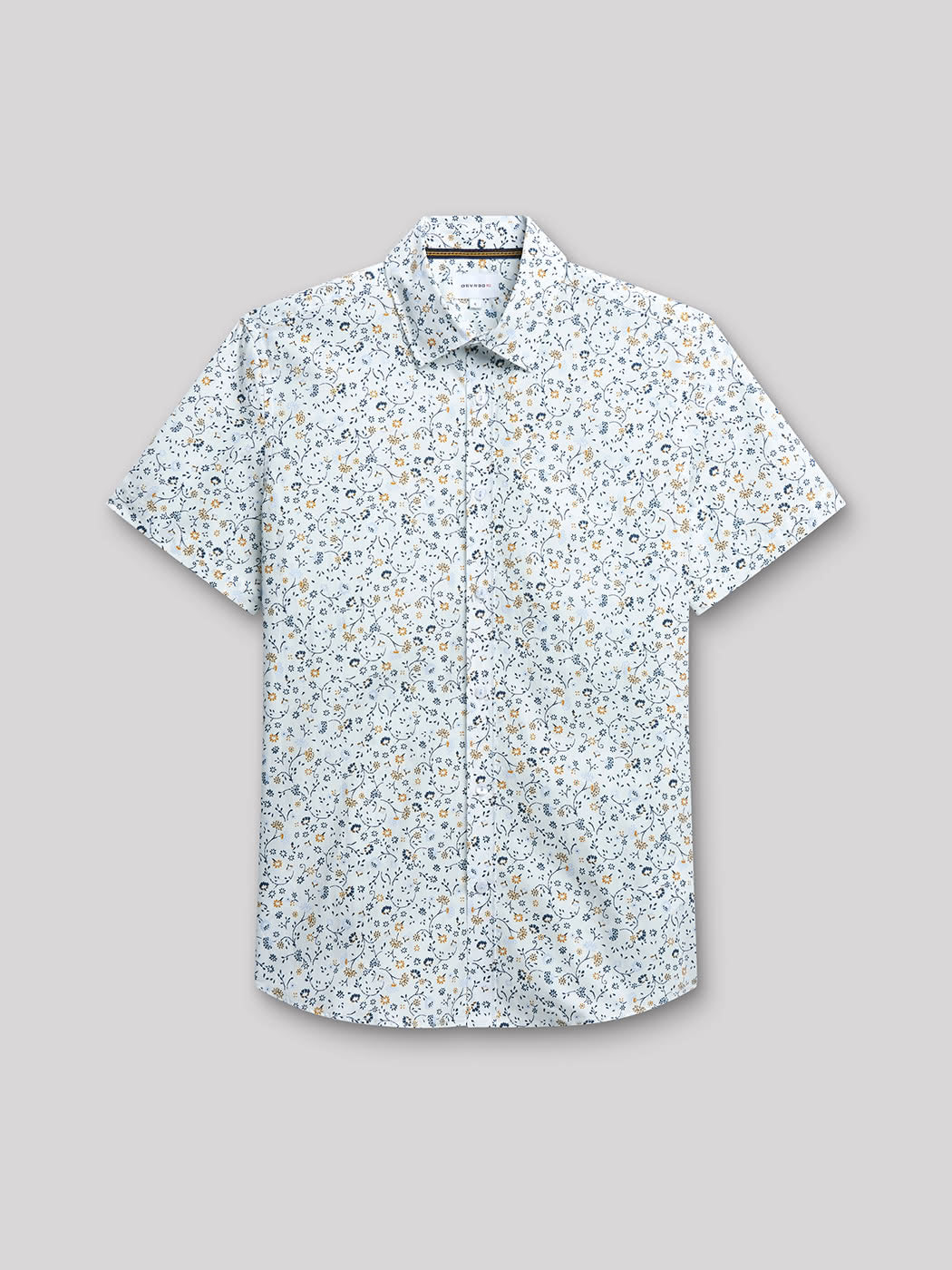 Chemise à manches courtes slim végétale - DEVRED 1902