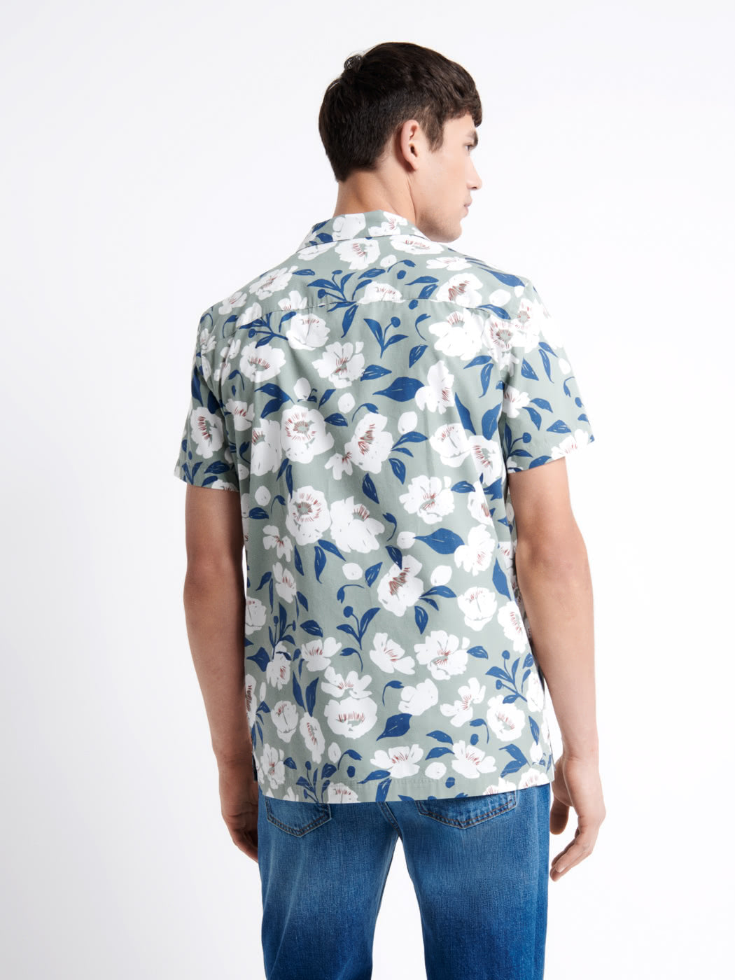 Chemise fleurie regular 100% coton - DEVRED 1902