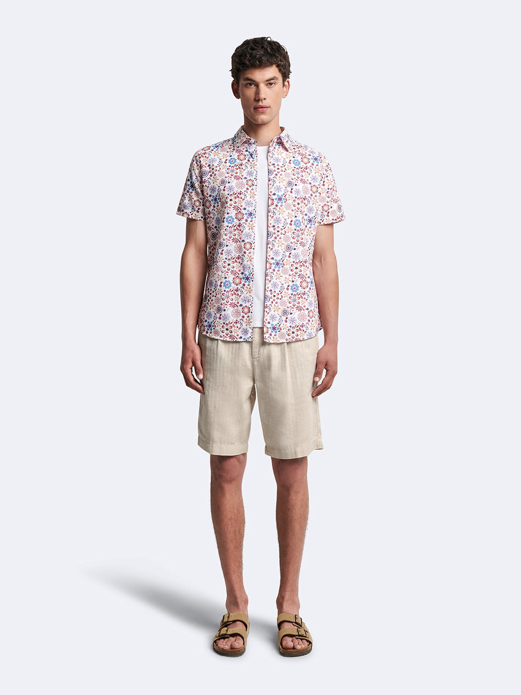Chemise 100% coton fleurie - DEVRED 1902