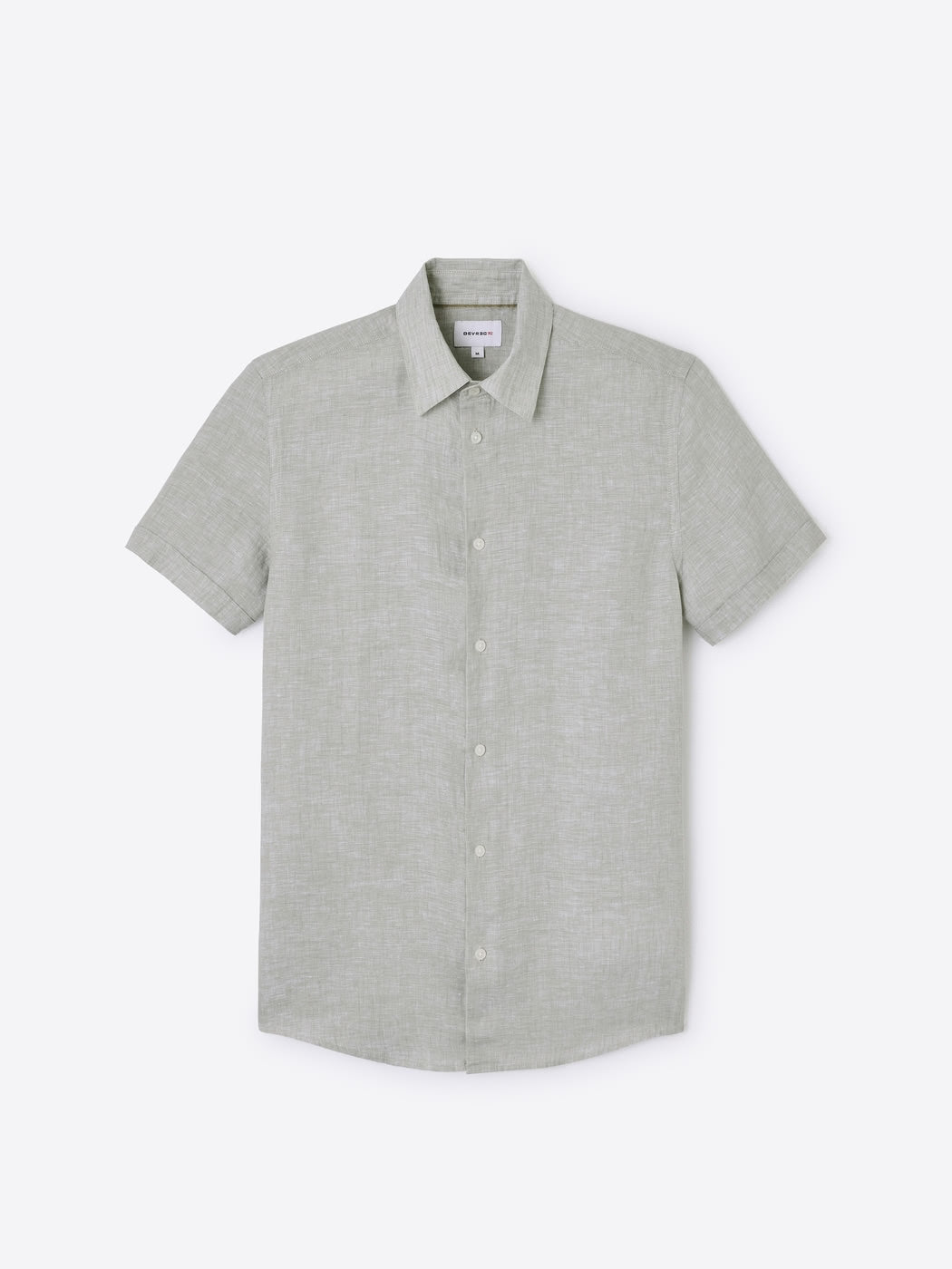 Chemise manches courtes slim en lin - DEVRED 1902