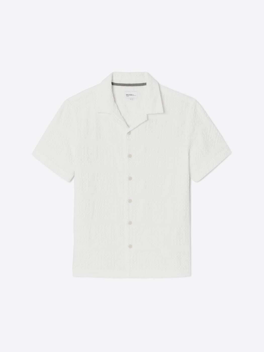 Chemise manches courtes regular en coton - DEVRED 1902