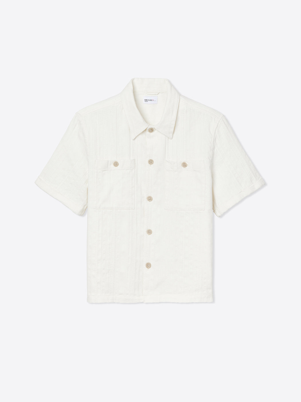 Chemise manches courtes regular rayée - DEVRED 1902