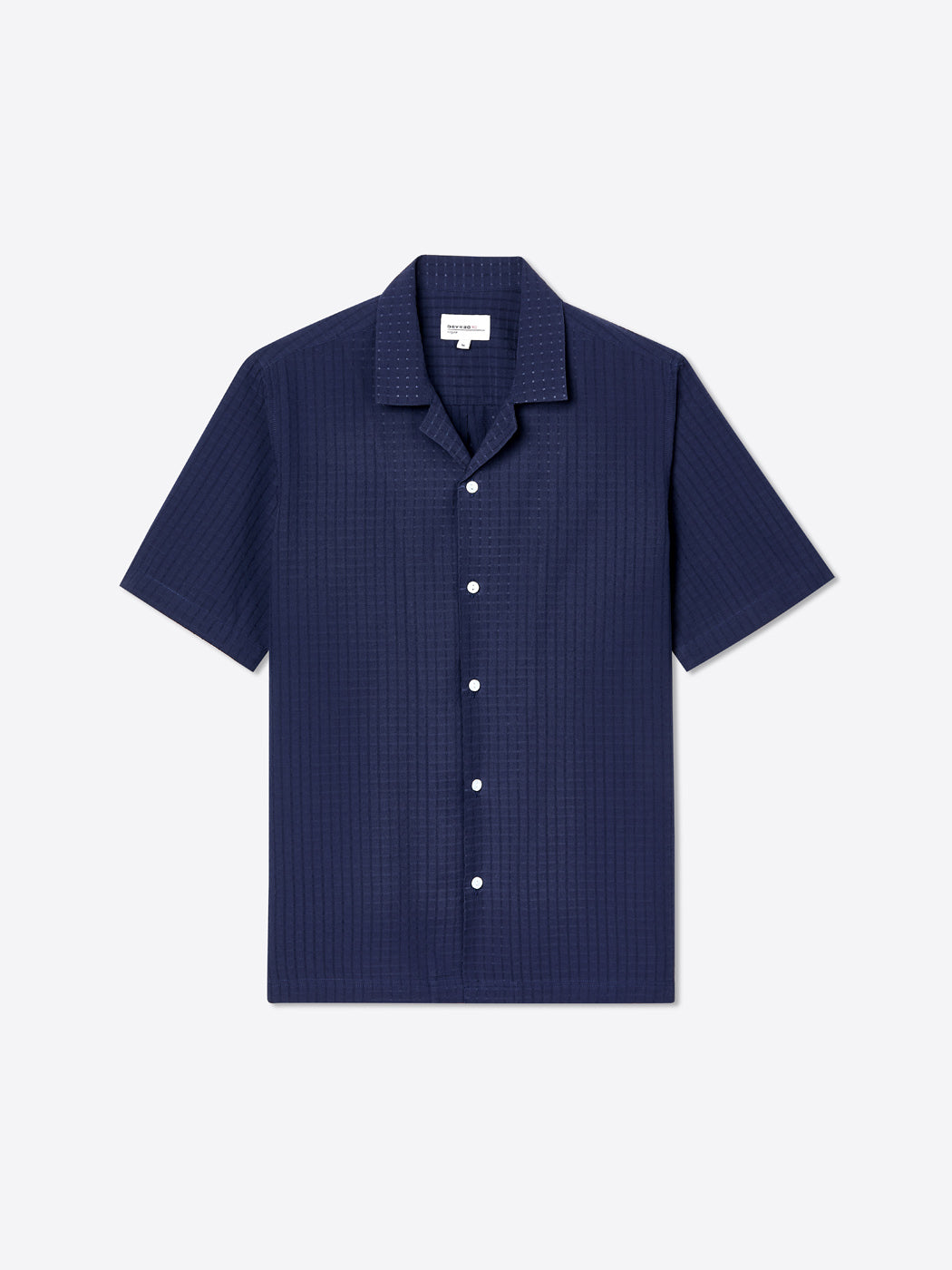 Chemise manches courtes regular à motif - DEVRED 1902
