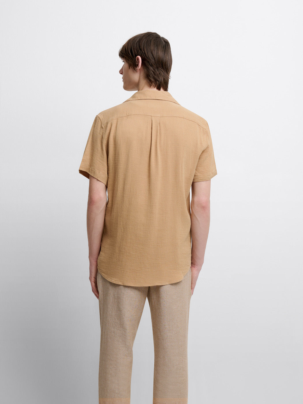Chemise manches courtes slim rayée - DEVRED 1902