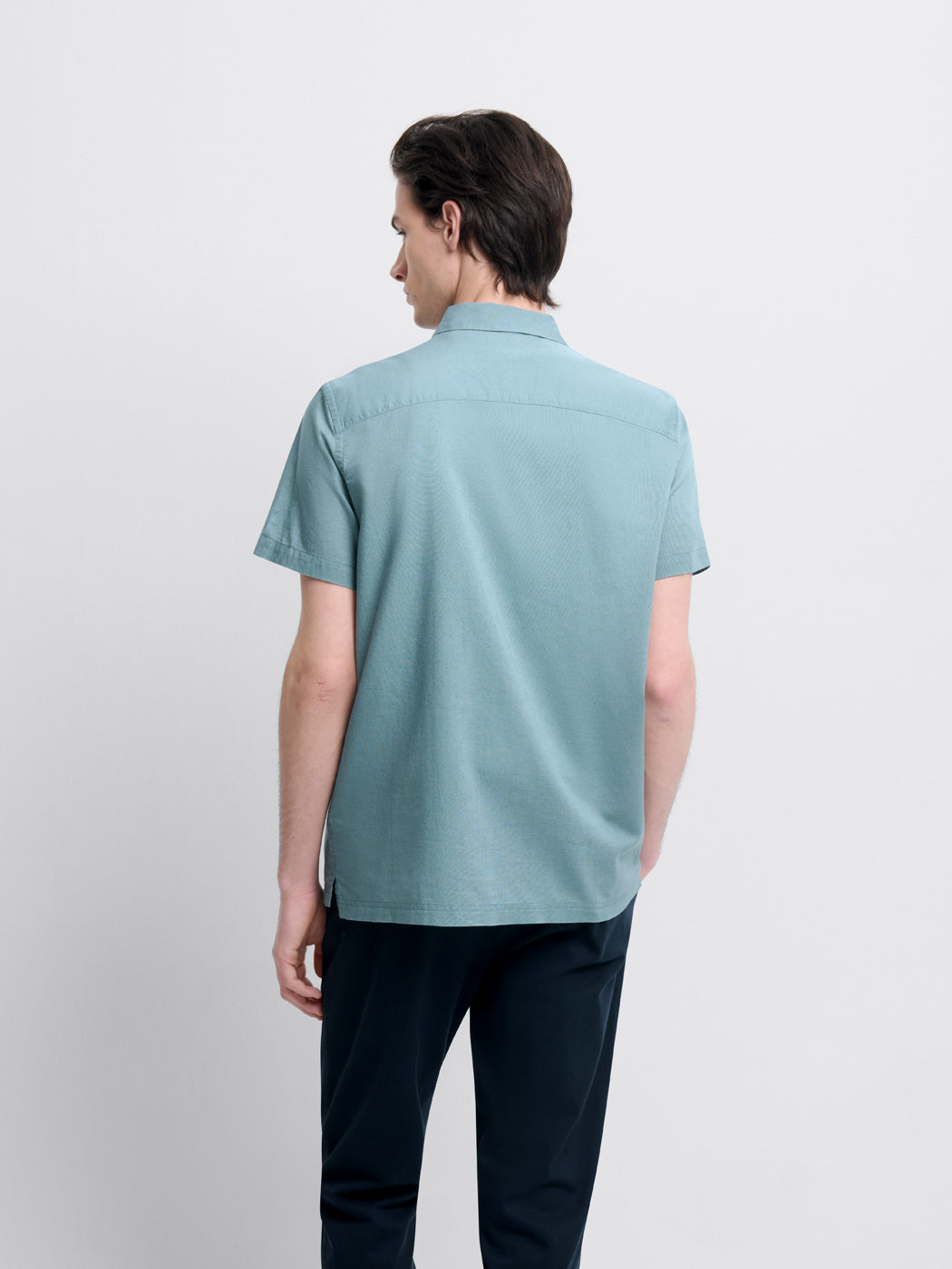 Chemise manches courtes regular brodée - DEVRED 1902