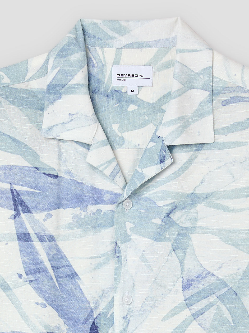 Chemise manches courtes regular à motif - DEVRED 1902