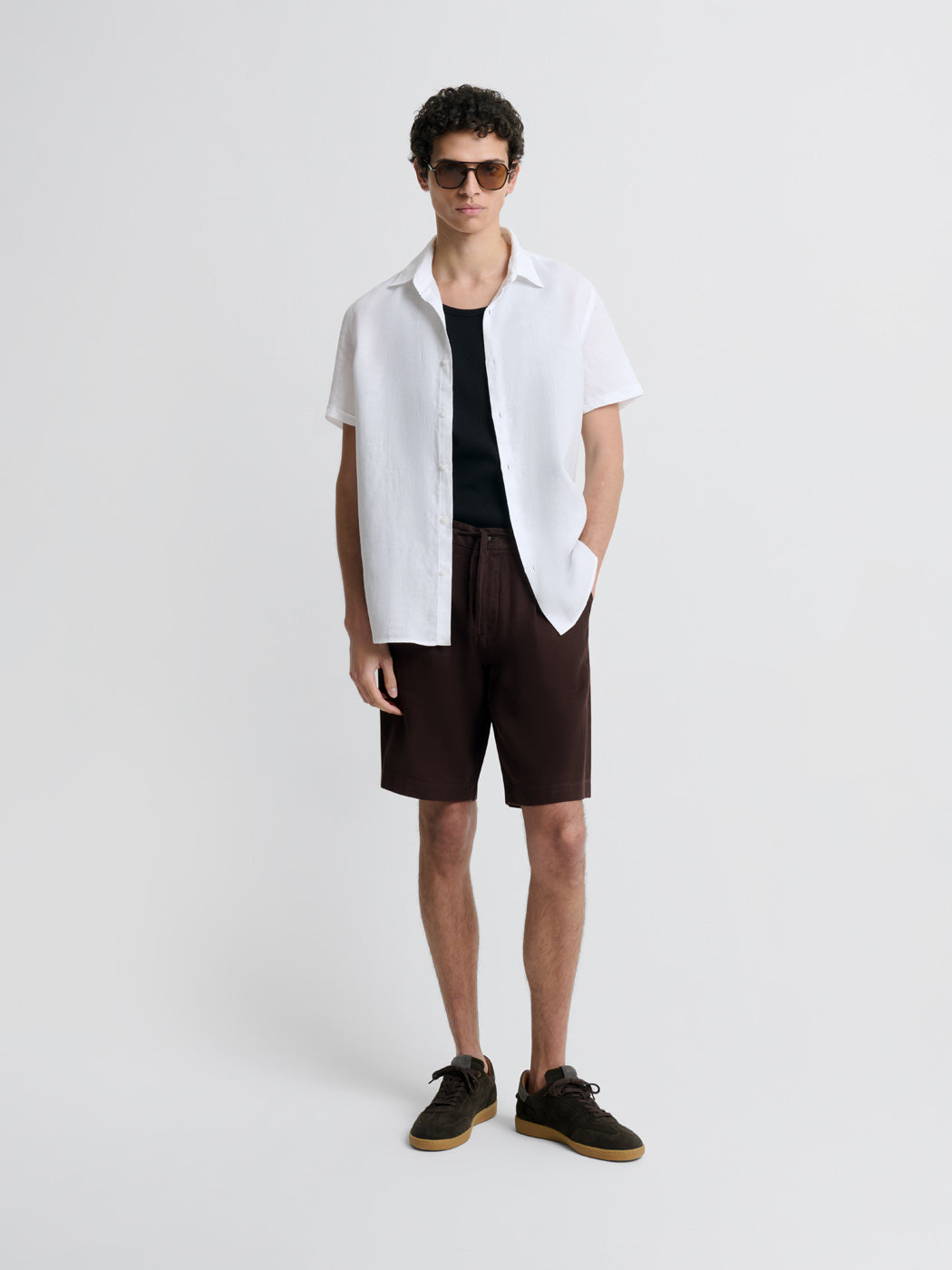 Chemise slim en lin - DEVRED 1902