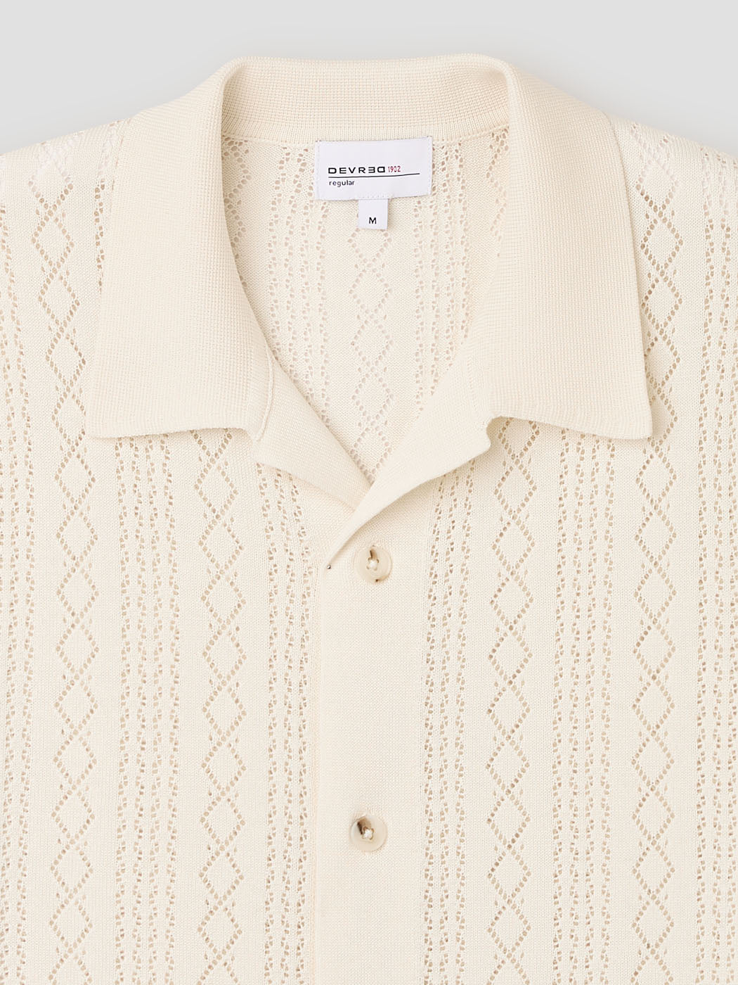 Chemise manches courtes en crochet - DEVRED 1902