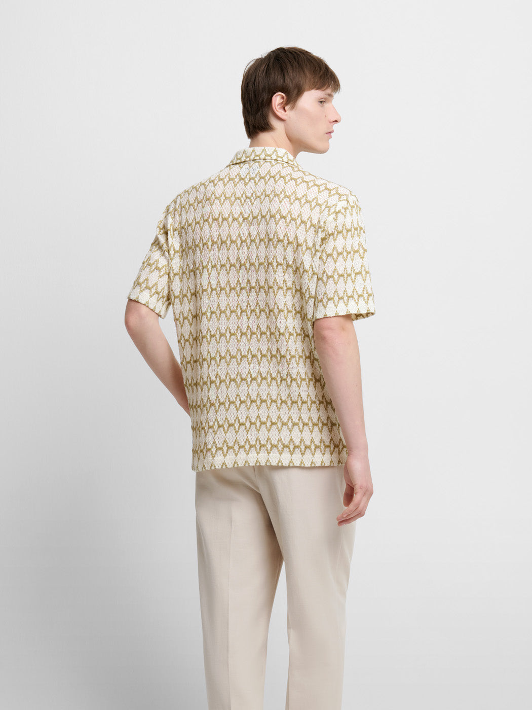 Chemise manches courtes regular à motifs - DEVRED 1902