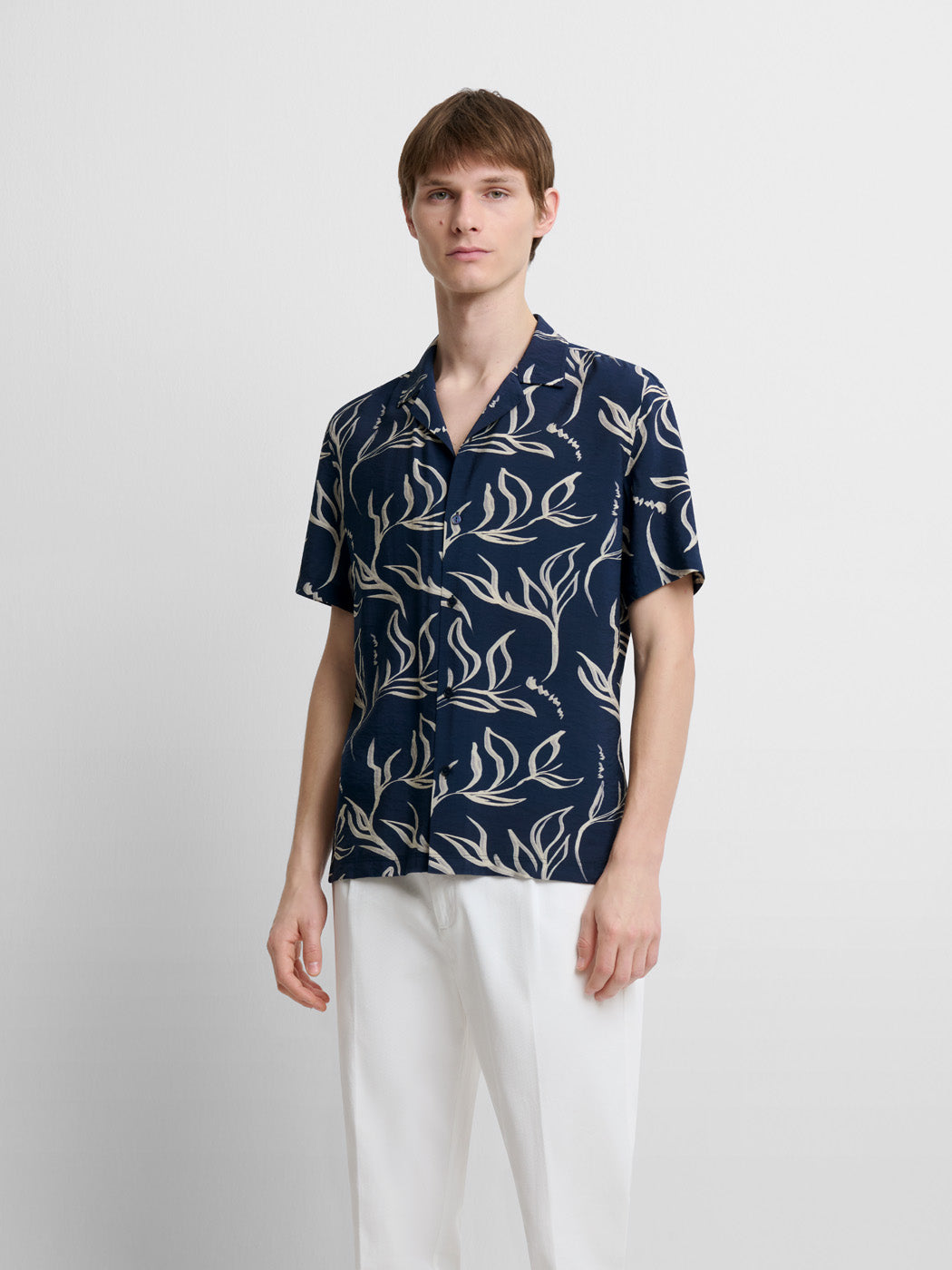 Chemise manches courtes regular à motifs - DEVRED 1902