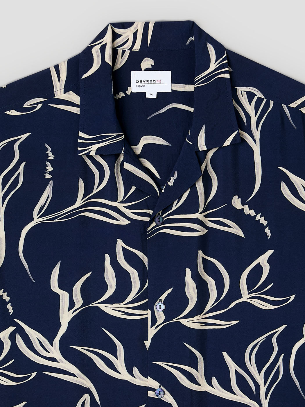 Chemise manches courtes regular à motifs - DEVRED 1902