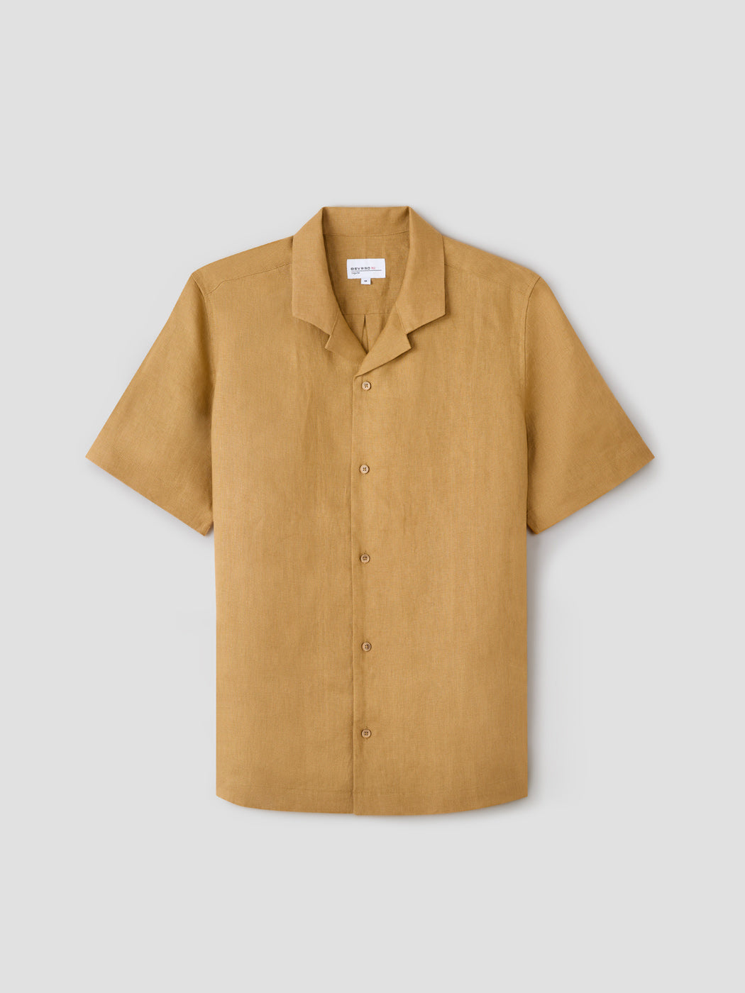 Chemise manches courtes regular en lin - DEVRED 1902