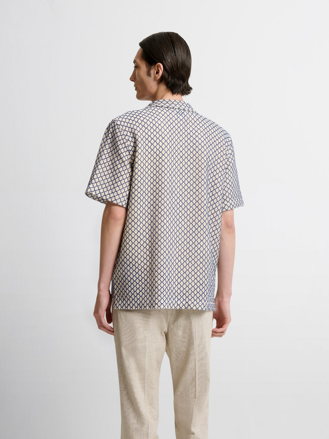 Chemise manches courtes regular à motifs - DEVRED 1902
