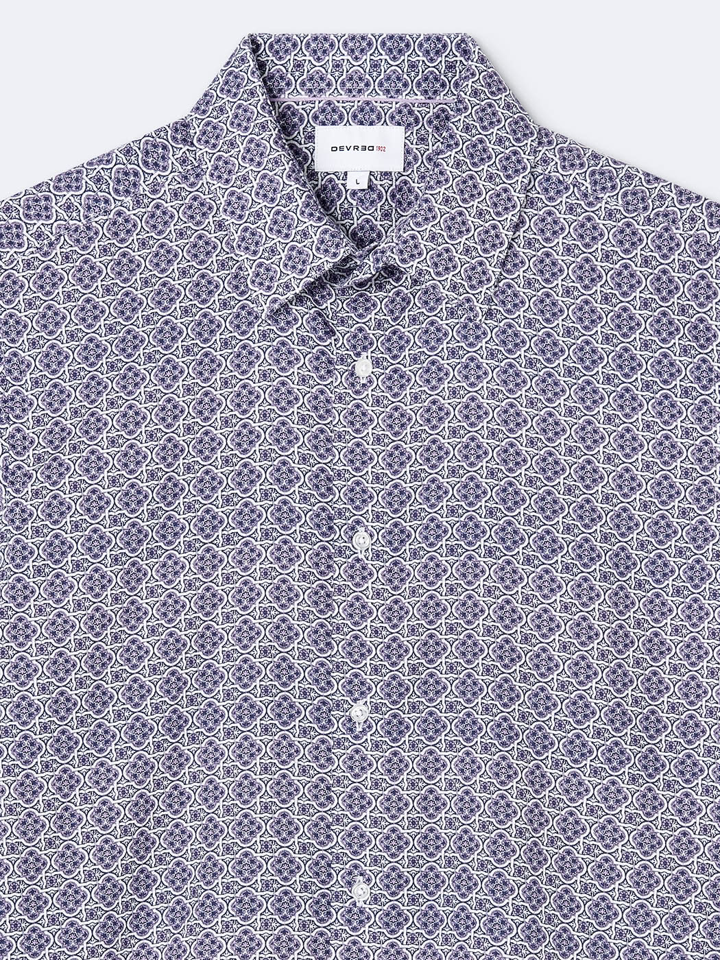 Chemise à manches courtes slim - DEVRED 1902