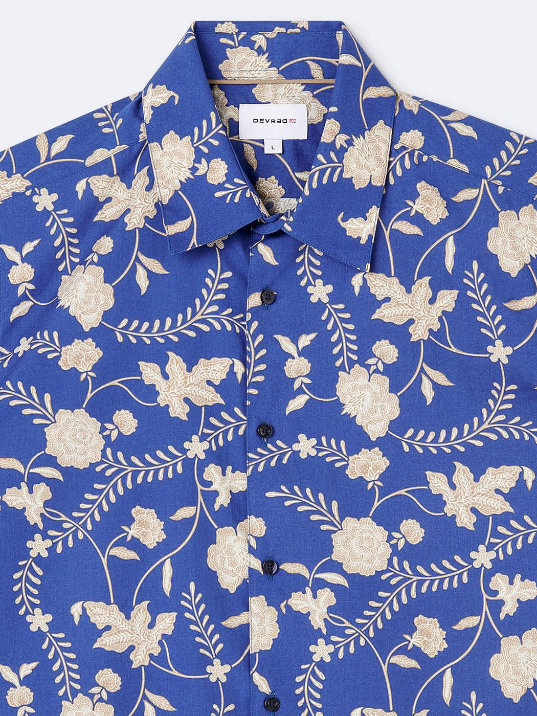 Chemise 100% coton fleurie - DEVRED 1902