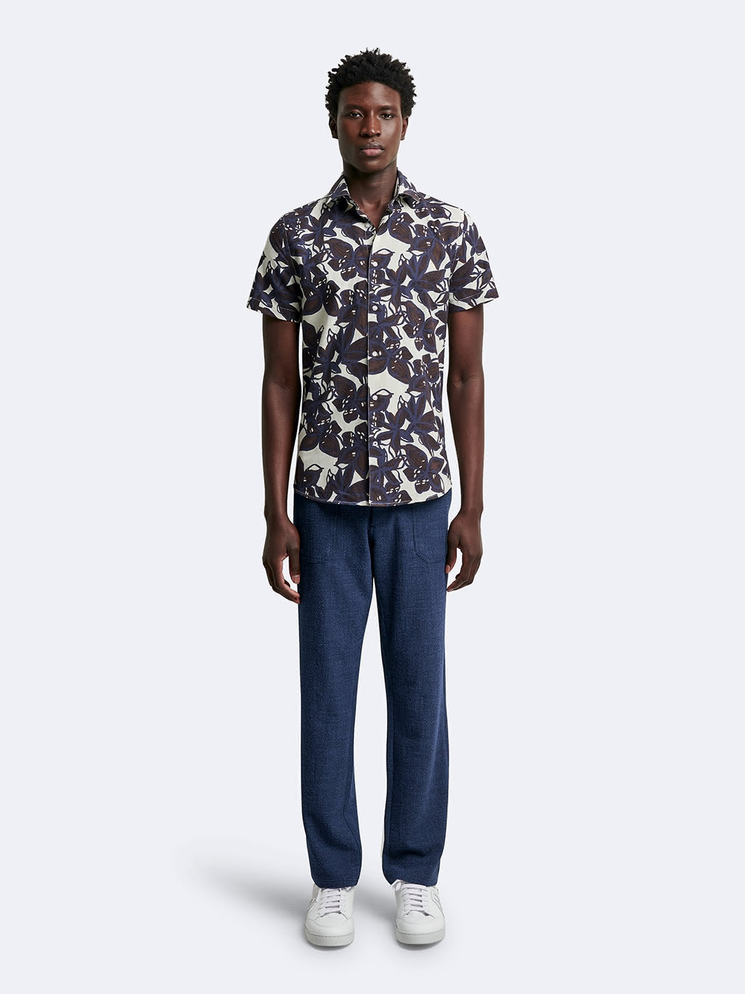 Chemise 100% coton fleurie - DEVRED 1902