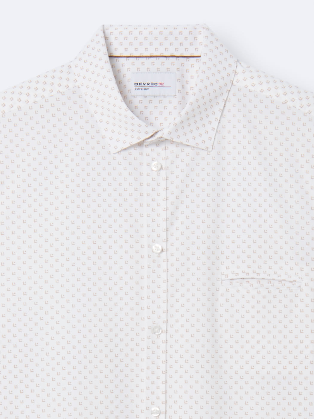 Chemise infroissable fleurie - DEVRED 1902