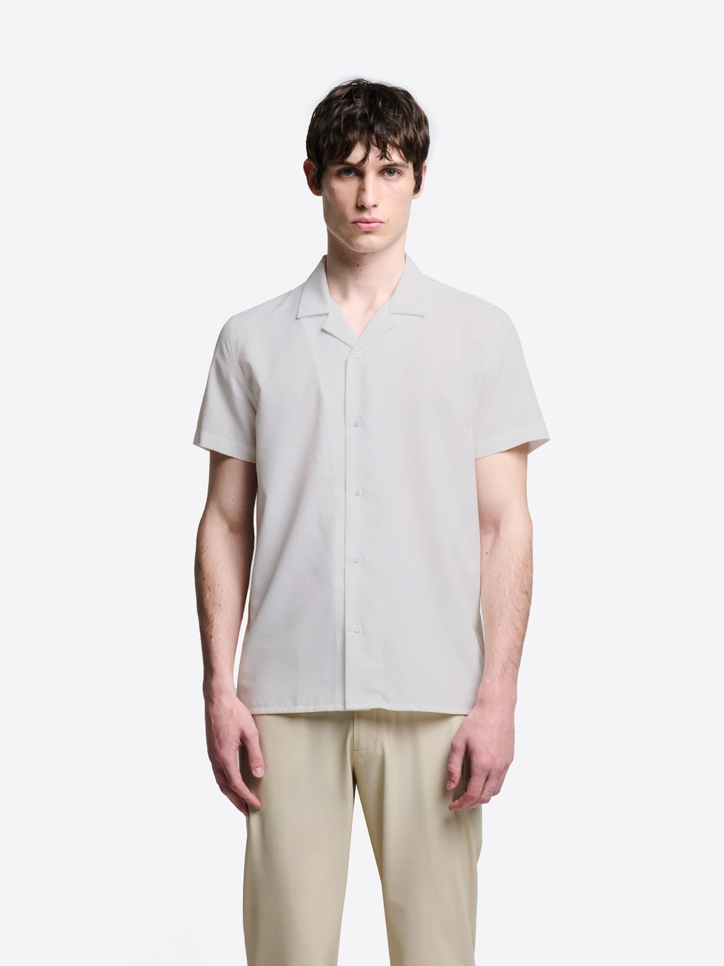 Chemise manches courtes en seersucker - DEVRED 1902