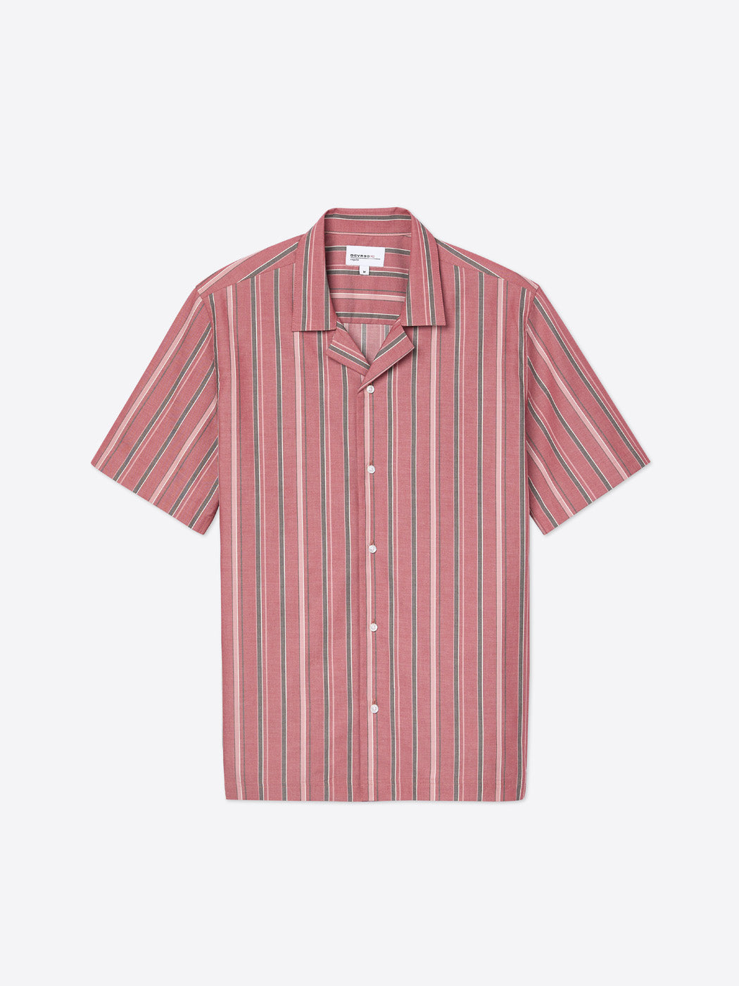 Chemise manches courtes slim rayée - DEVRED 1902