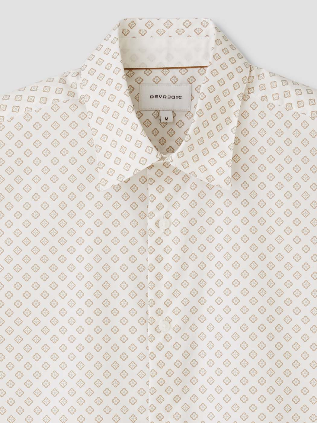 Chemise manches courtes slim à motifs - DEVRED 1902