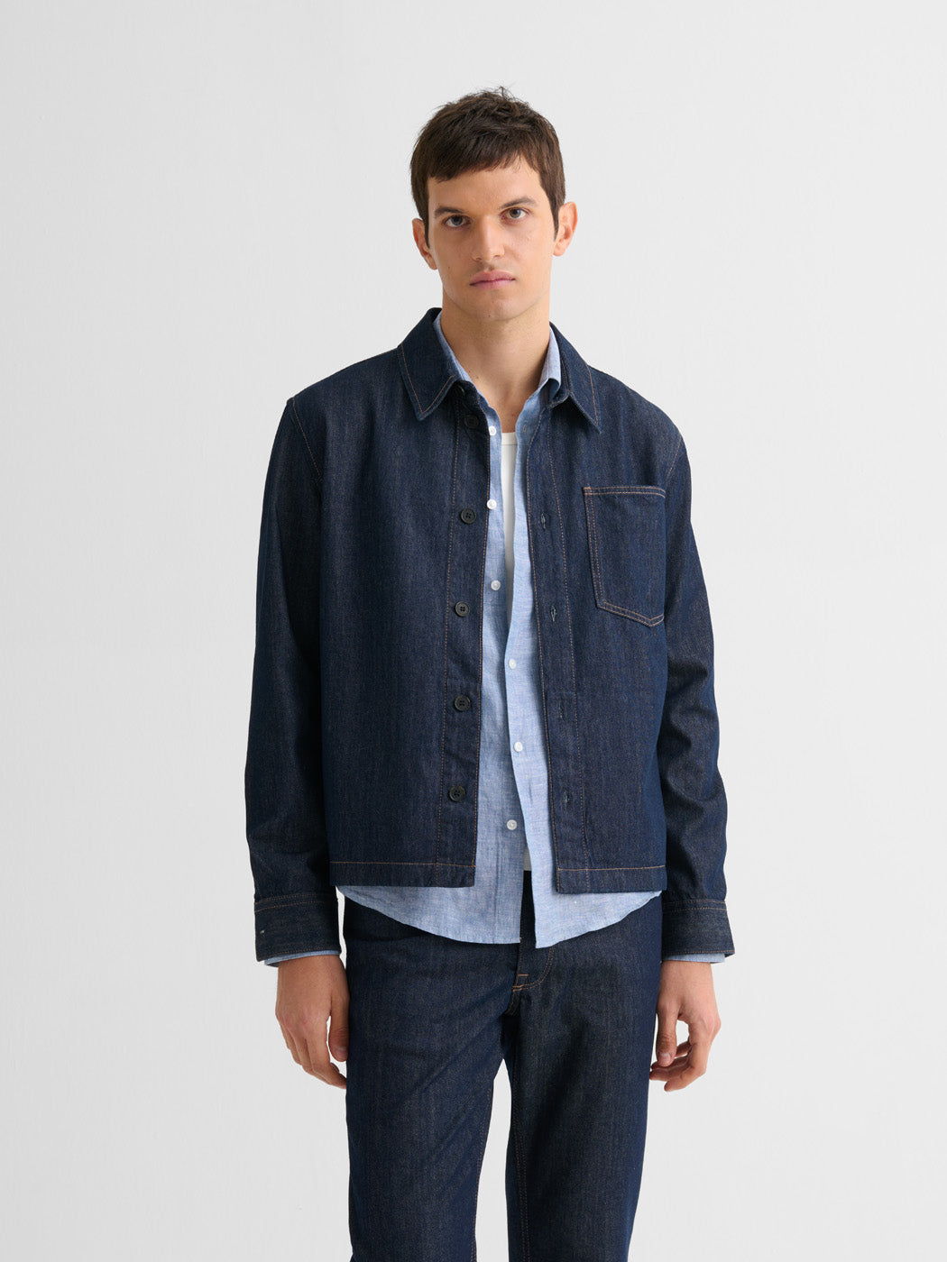 Surchemise regular en jean - DEVRED 1902
