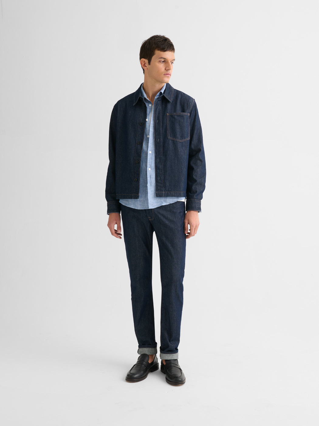Surchemise regular en jean - DEVRED 1902