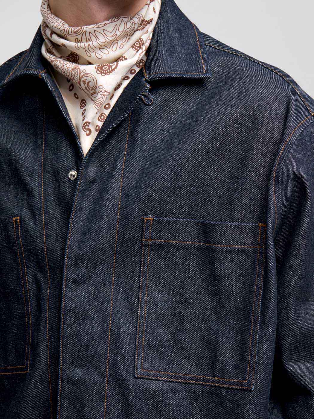 Surchemise regular en jean - L'atelier - DEVRED 1902