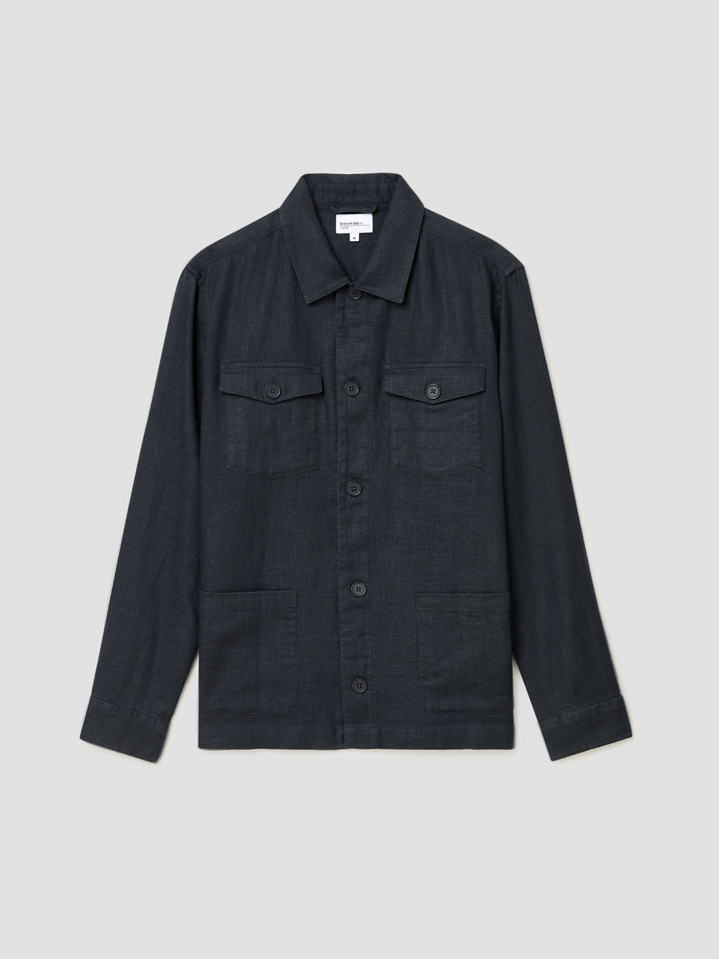 Surchemise regular en coton lin - DEVRED 1902