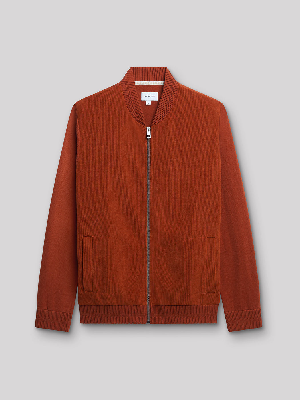 Cardigan zippé bi-matière - DEVRED 1902