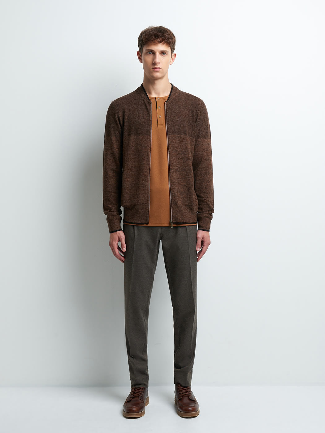 Cardigan col teddy en viscose certifiée - DEVRED 1902