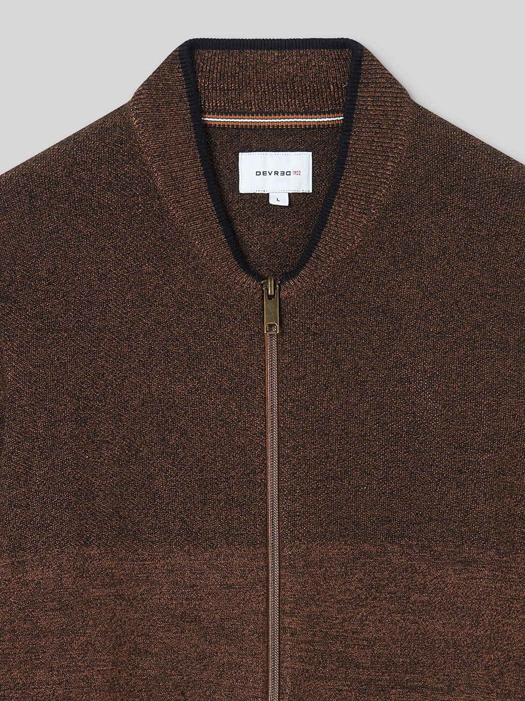 Cardigan col teddy en viscose certifiée - DEVRED 1902