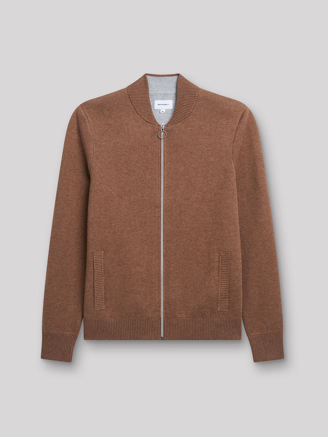 Cardigan zippé en coton cachemire - DEVRED 1902