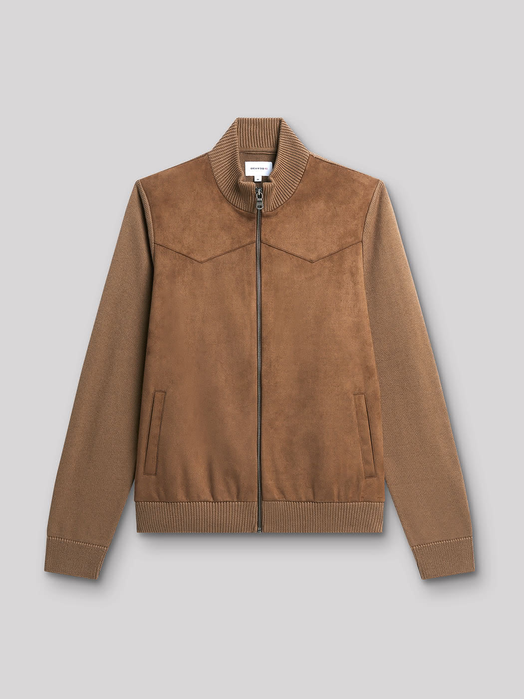 Cardigan bi-matière col montant - DEVRED 1902