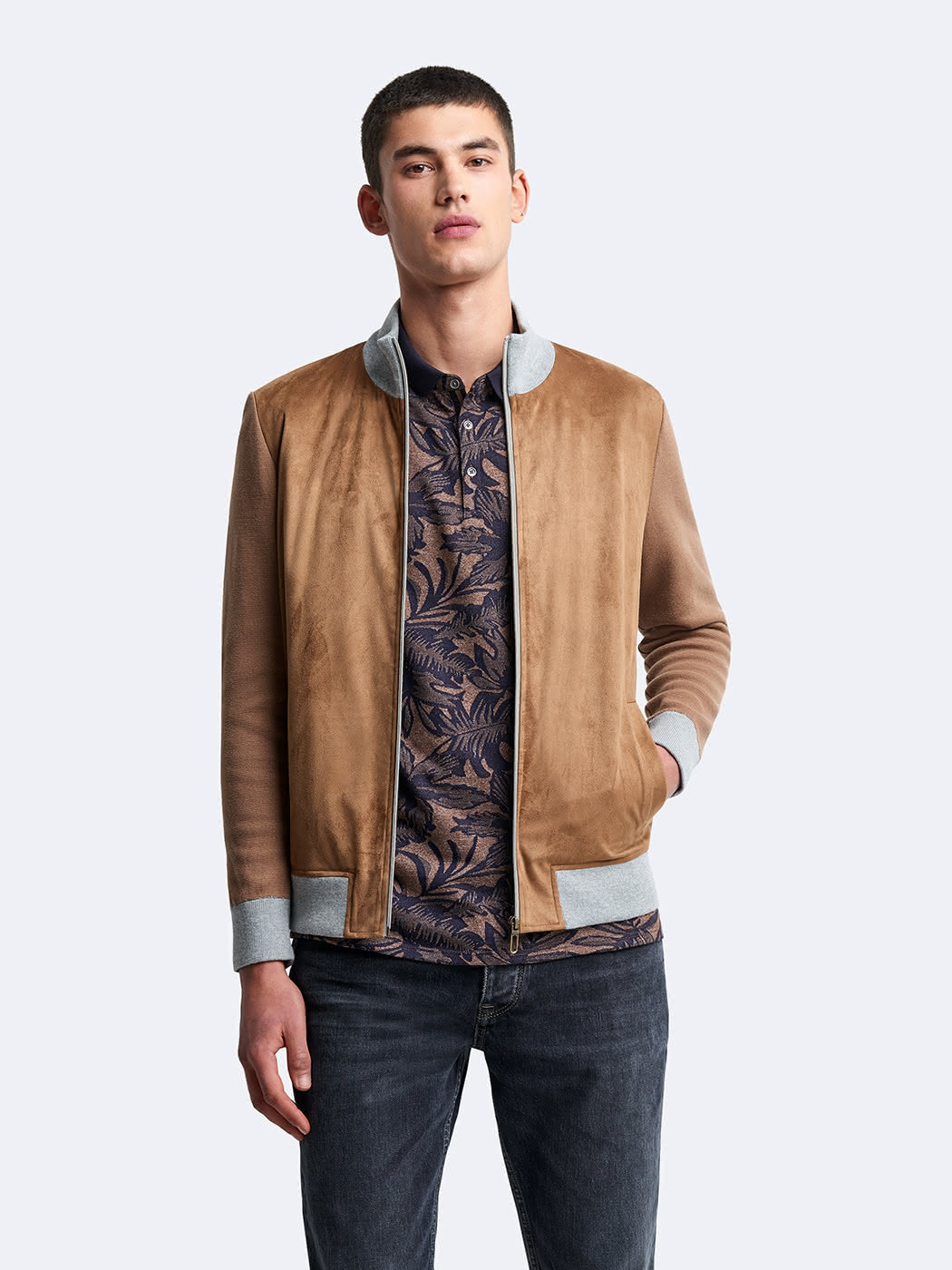 Cardigan col montant en coton - DEVRED 1902