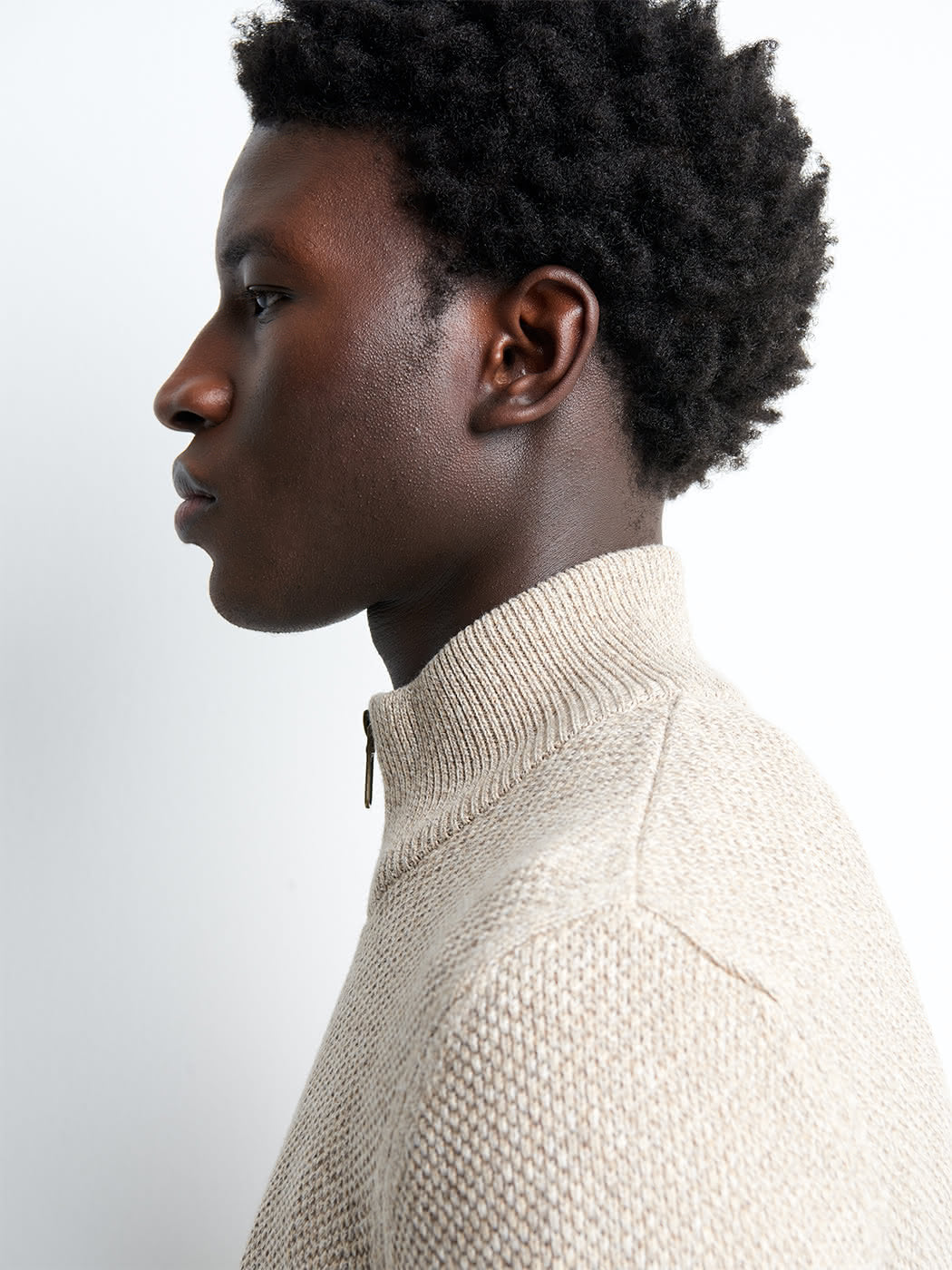 Cardigan col montant en coton - DEVRED 1902