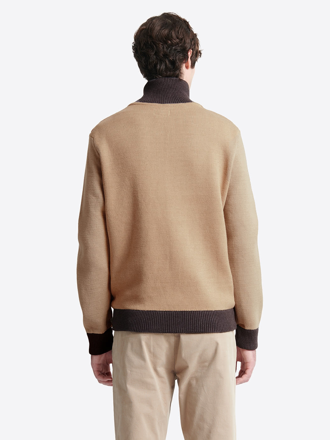 Cardigan à col zippé en coton mélangée - DEVRED 1902