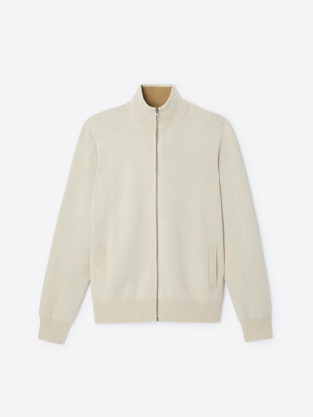 Gilet col montant coton-cachemire - DEVRED 1902