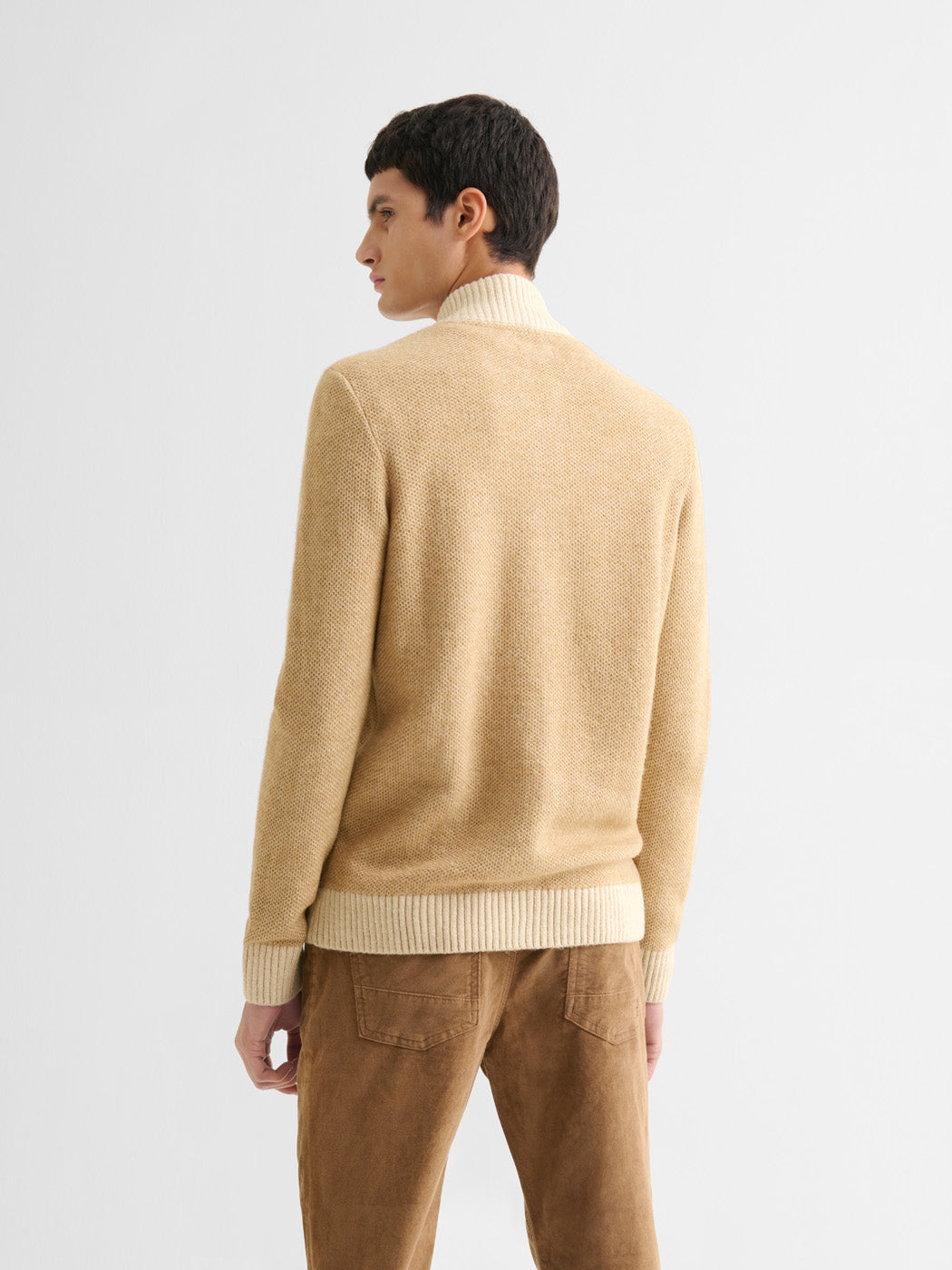 Cardigan col montant bicolore - DEVRED 1902
