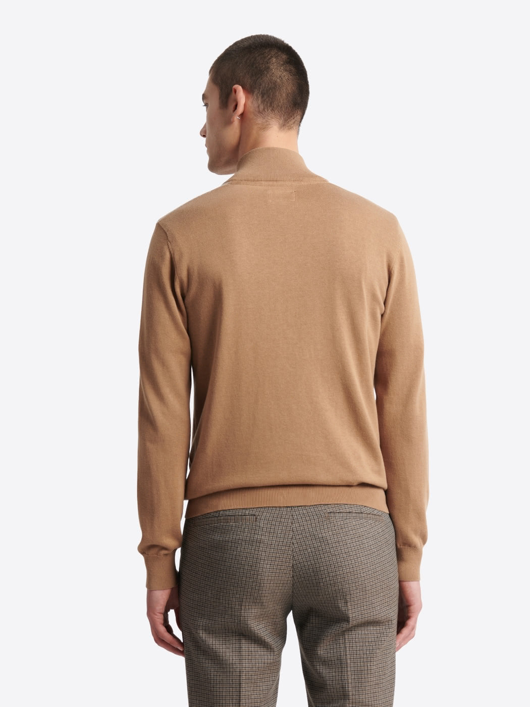 Cardigan à col montant coton-laine - DEVRED 1902