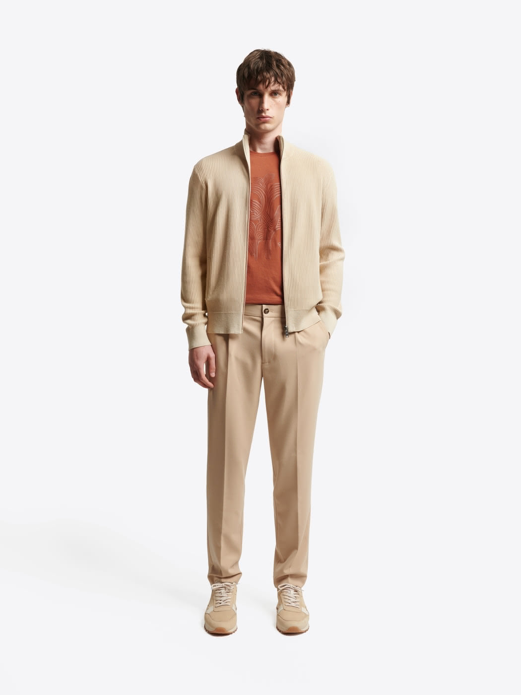 Cardigan zippé en coton bio - DEVRED 1902