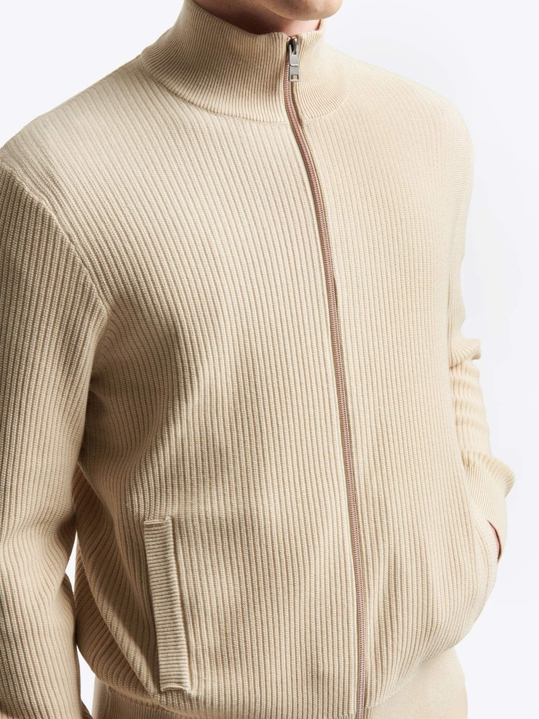 Cardigan zippé en coton bio - DEVRED 1902