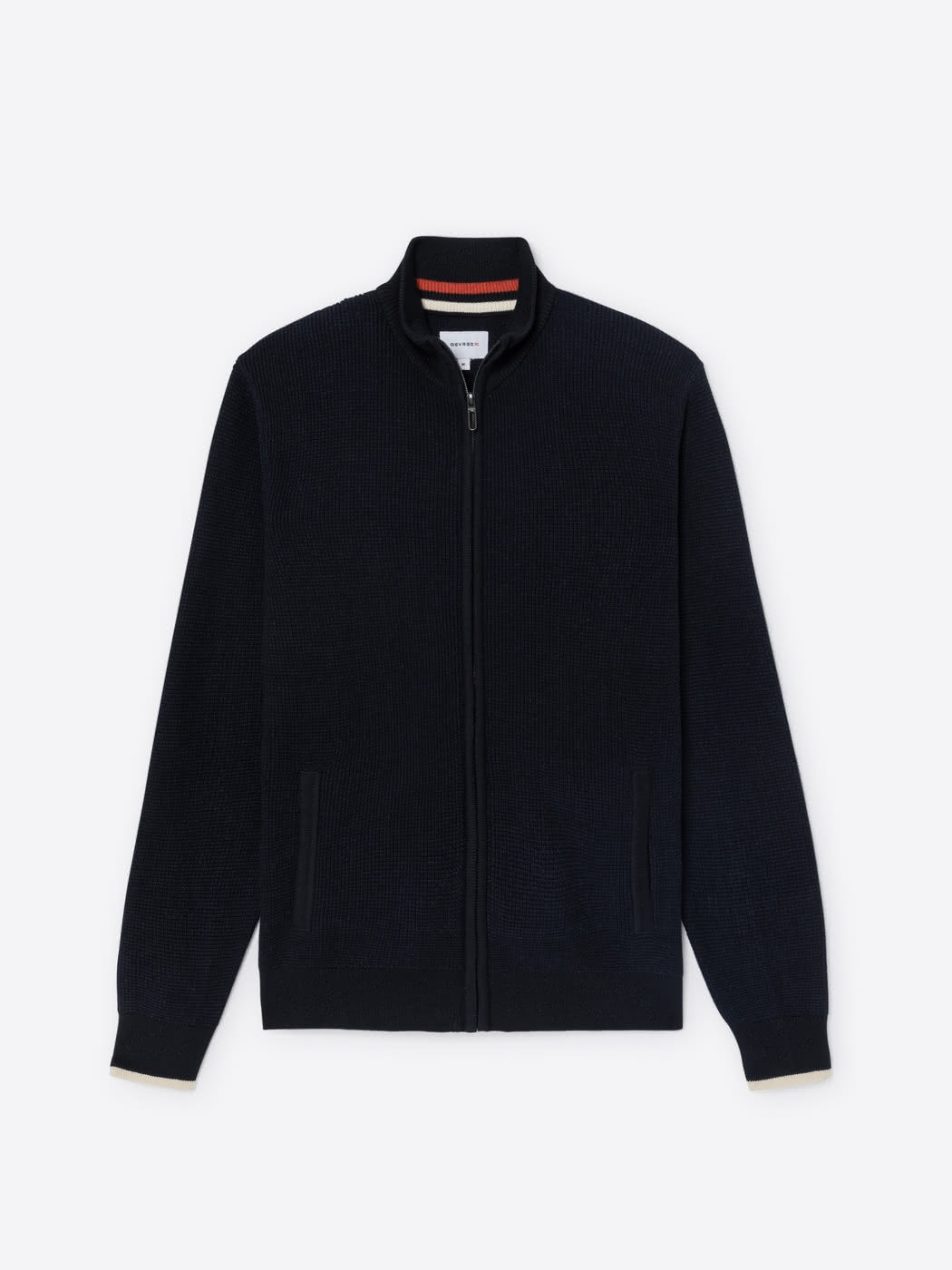 Cardigan zippé en coton bio - DEVRED 1902