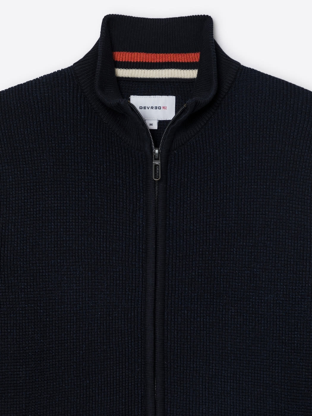 Cardigan zippé en coton bio - DEVRED 1902