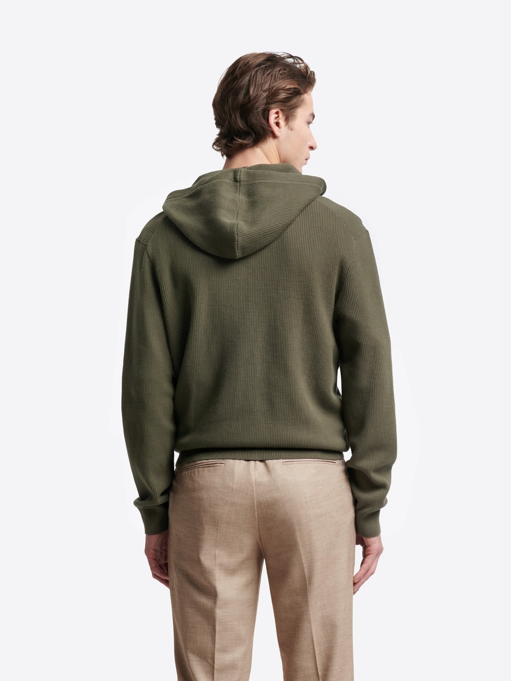 Cardigan zippé à capuche en coton bio - DEVRED 1902