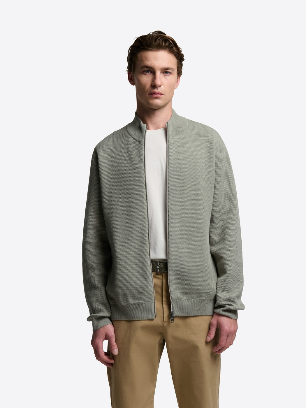 Cardigan zippé en coton bio - DEVRED 1902
