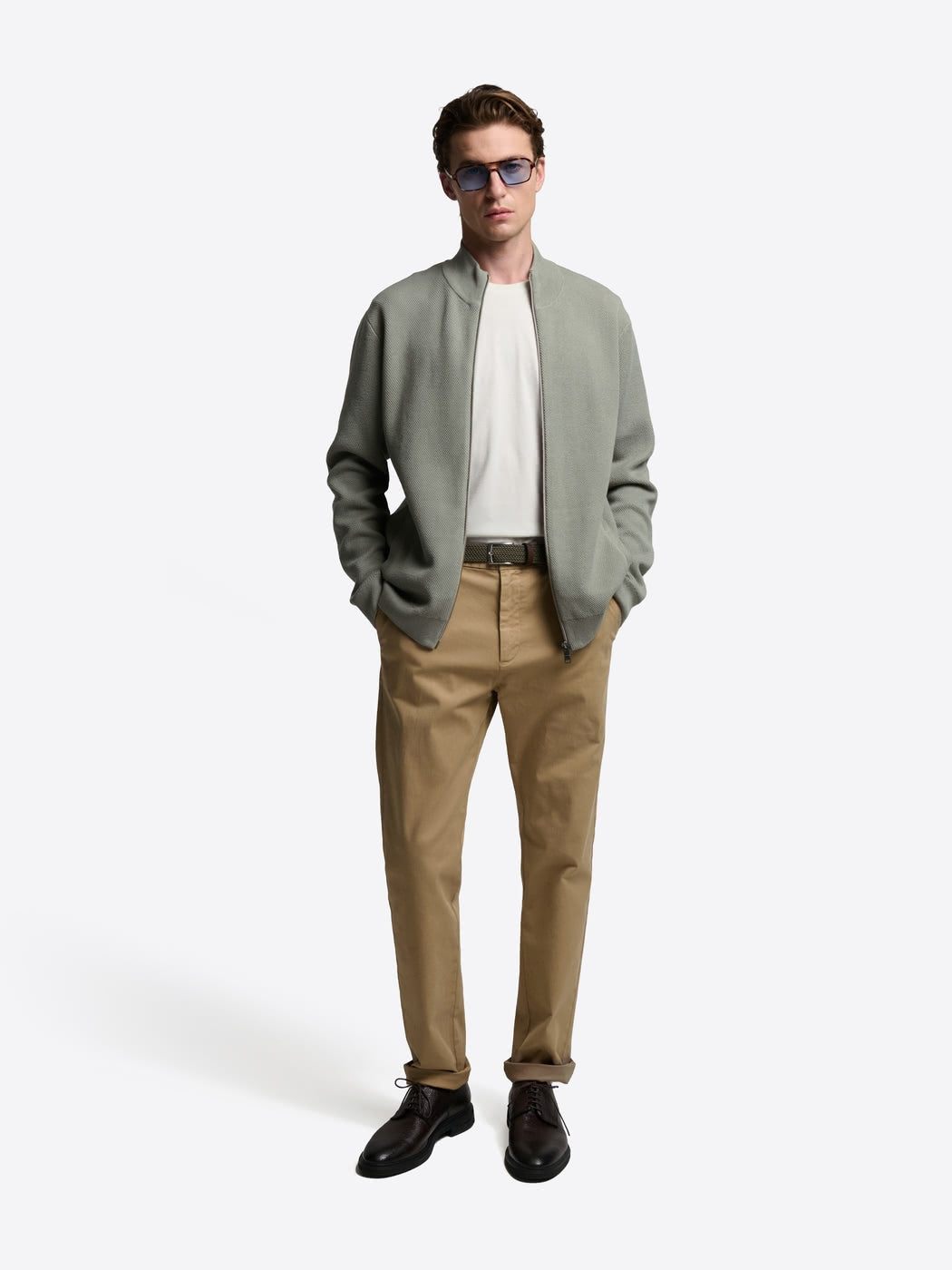 Cardigan zippé en coton bio - DEVRED 1902