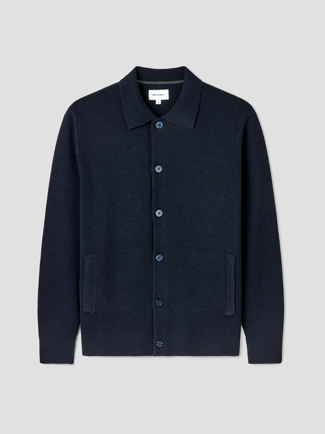 Cardigan boutonné en laine Mérinos - DEVRED 1902