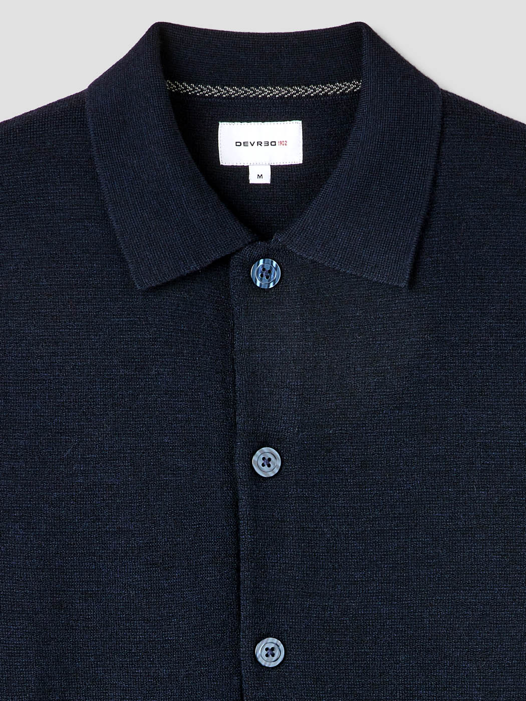 Cardigan boutonné en laine Mérinos - DEVRED 1902