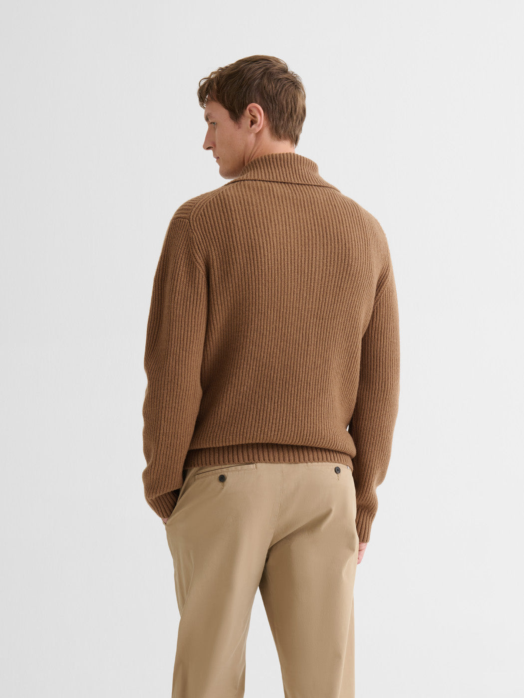 Cardigan zippé en laine certifiée - DEVRED 1902