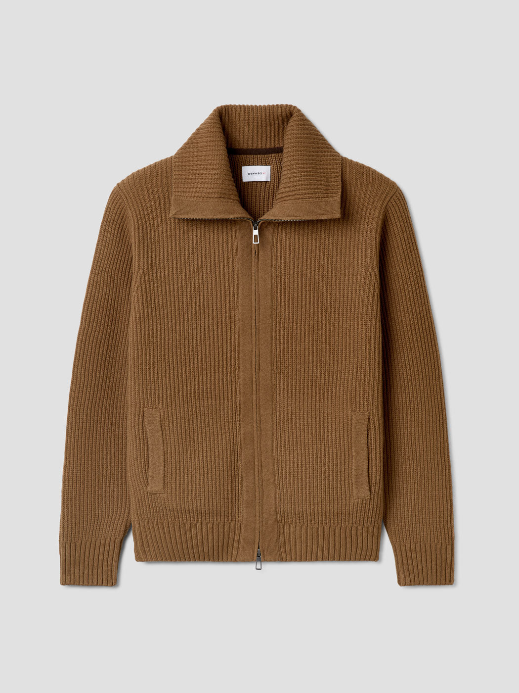 Cardigan zippé en laine certifiée - DEVRED 1902